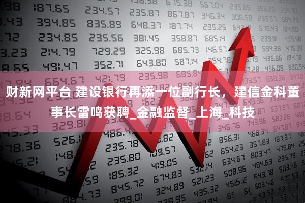 财新网平台 建设银行再添一位副行长，建信金科董事长雷鸣获聘_金融监督_上海_科技